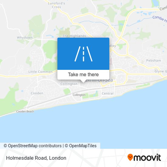 Holmesdale Road map