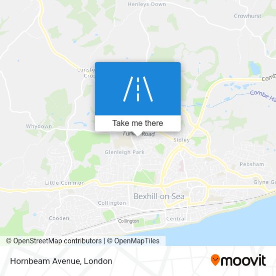 Hornbeam Avenue map