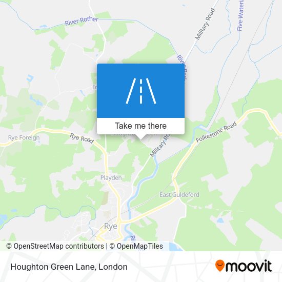 Houghton Green Lane map