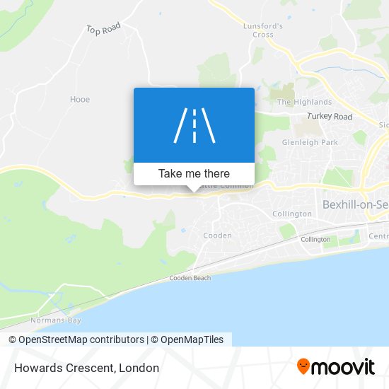 Howards Crescent map