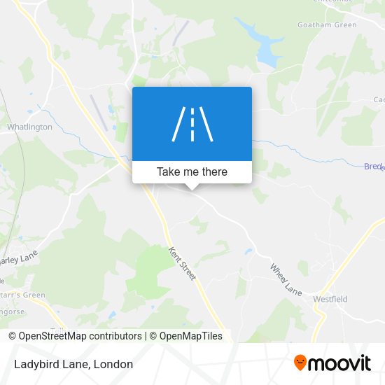 Ladybird Lane map