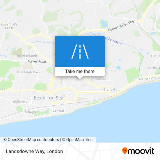 Landsdowne Way map