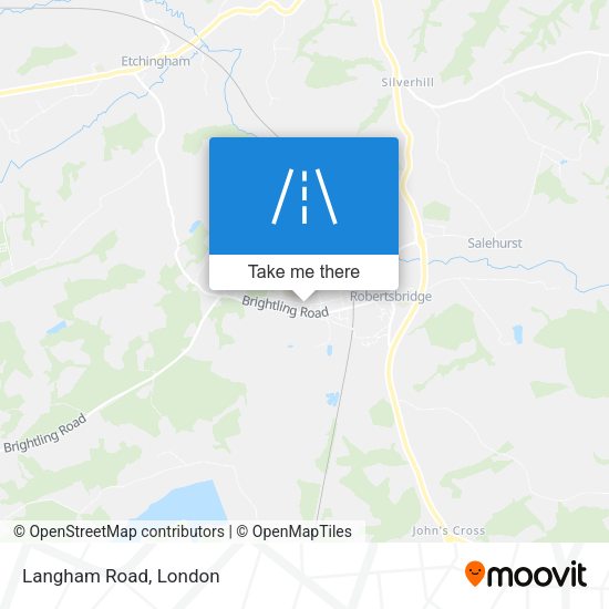 Langham Road map