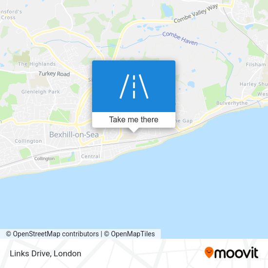Links Drive map