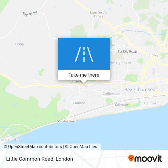 Little Common Road map