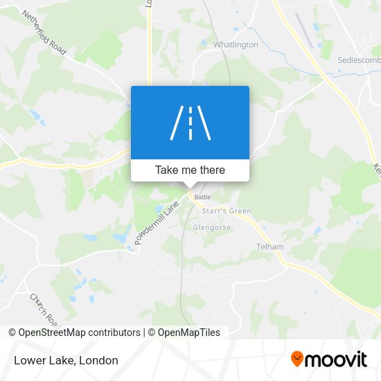 Lower Lake map