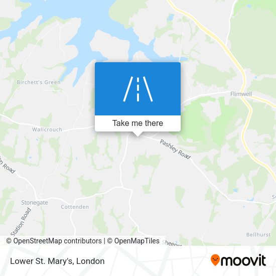 Lower St. Mary's map