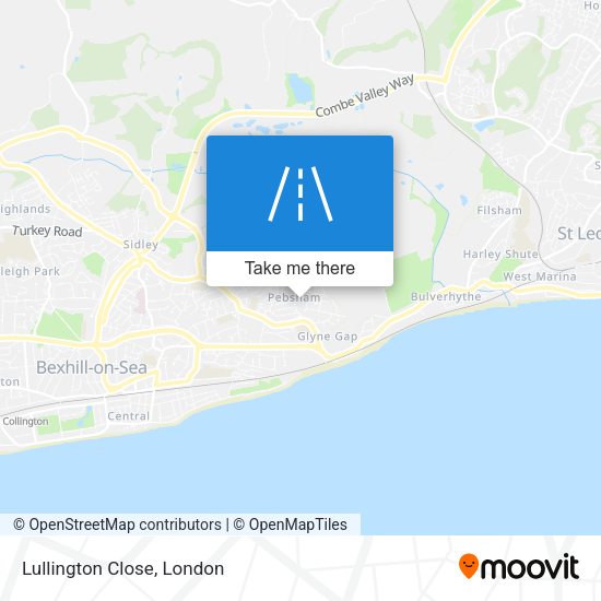 Lullington Close map