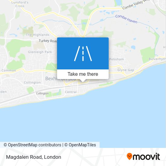Magdalen Road map
