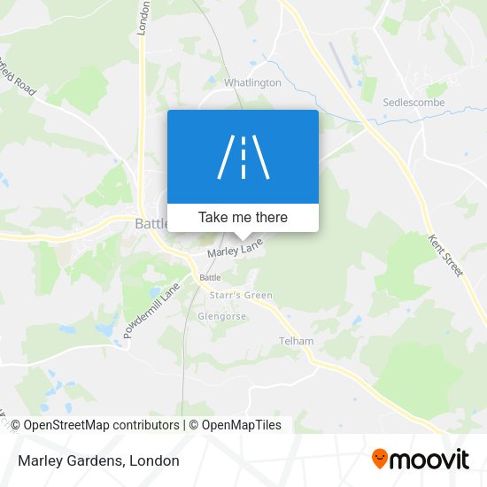 Marley Gardens map