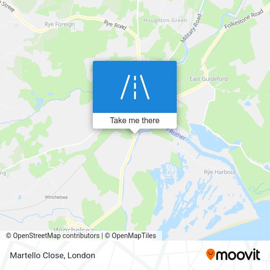 Martello Close map