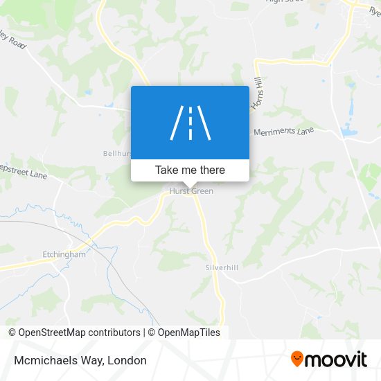 Mcmichaels Way map
