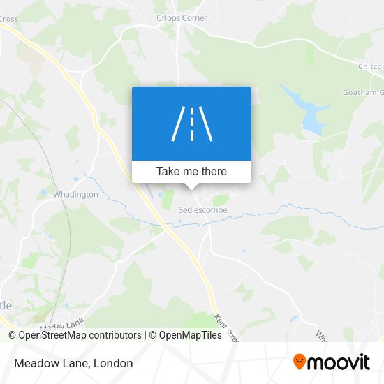 Meadow Lane map