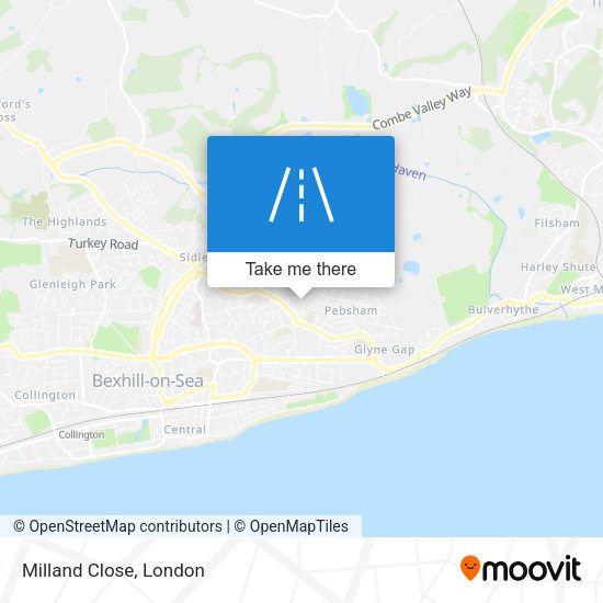 Milland Close map