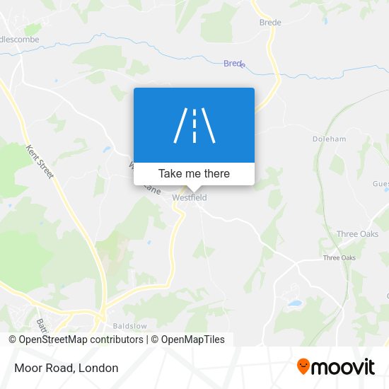 Moor Road map