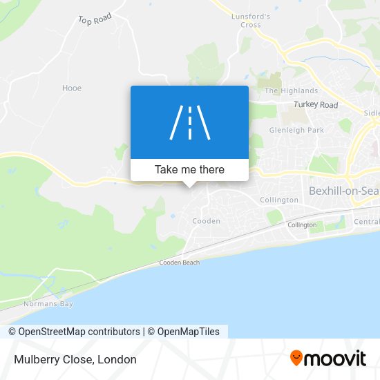 Mulberry Close map