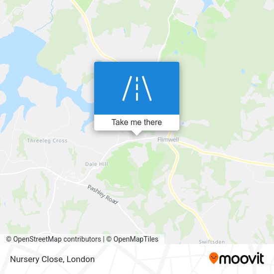 Nursery Close map