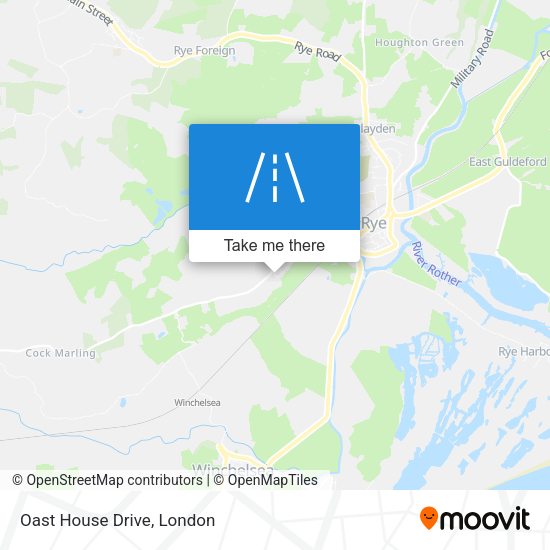 Oast House Drive map