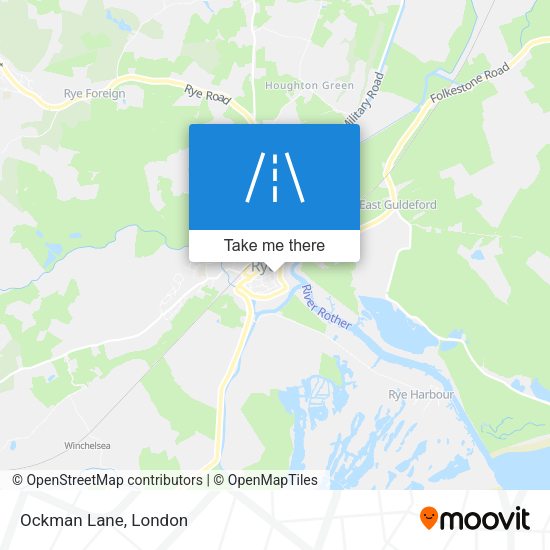Ockman Lane map