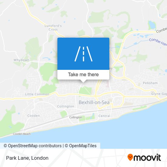 Park Lane map