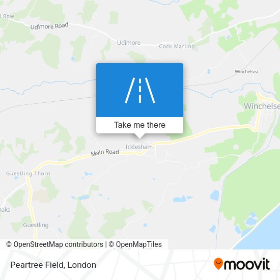 Peartree Field map