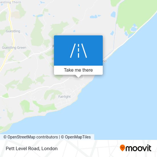Pett Level Road map