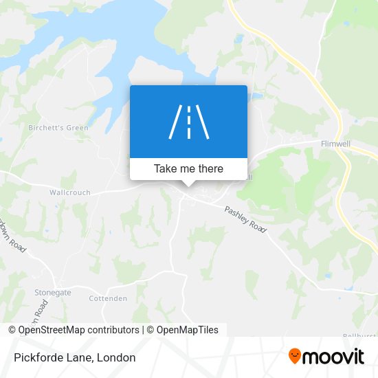 Pickforde Lane map