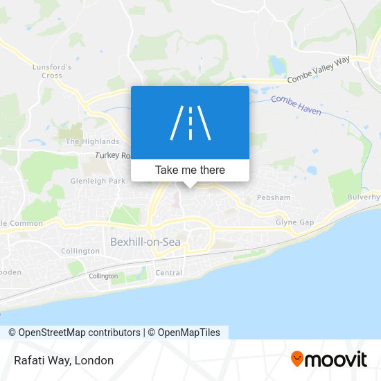 Rafati Way map