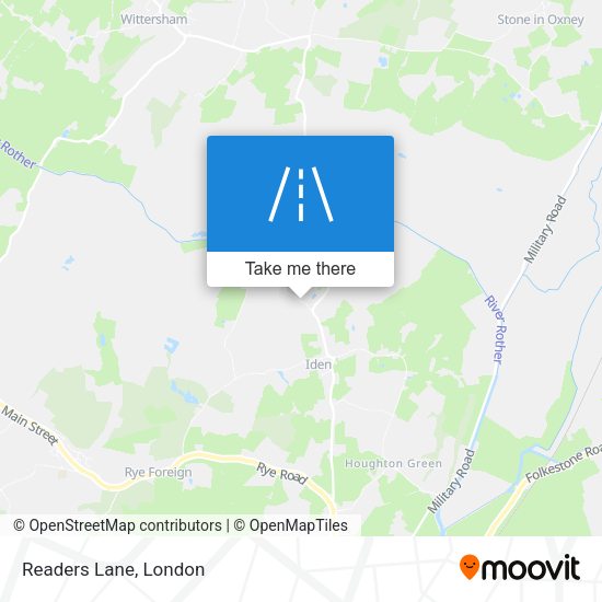 Readers Lane map