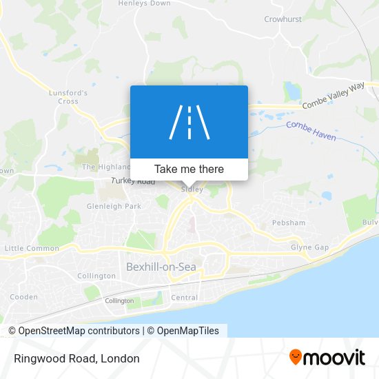 Ringwood Road map