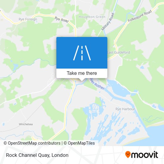 Rock Channel Quay map
