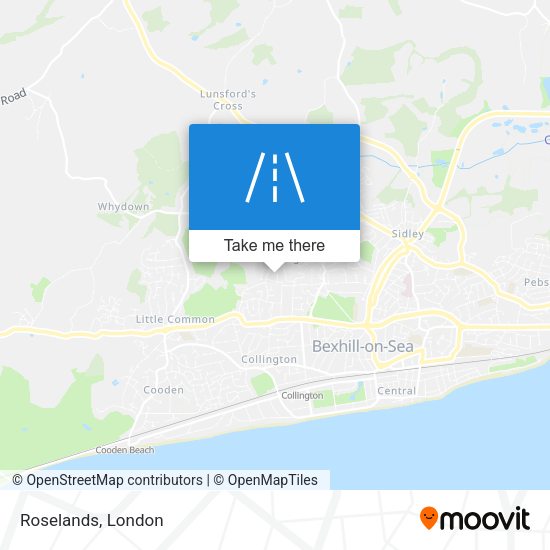 Roselands map