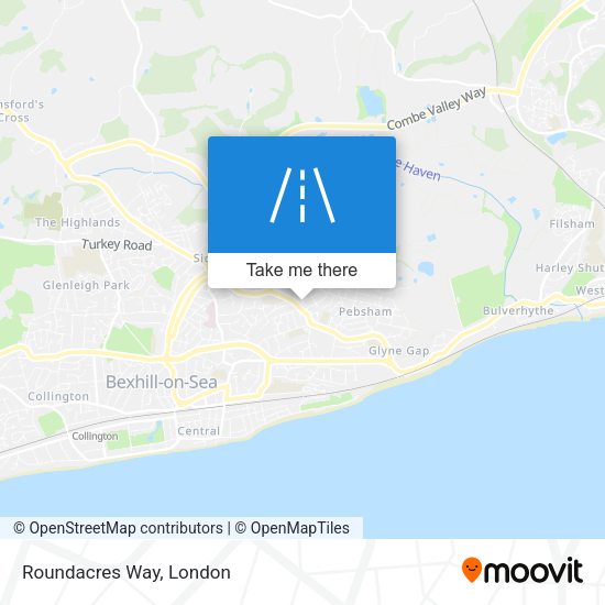 Roundacres Way map