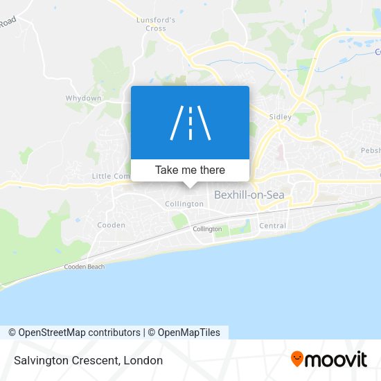 Salvington Crescent map