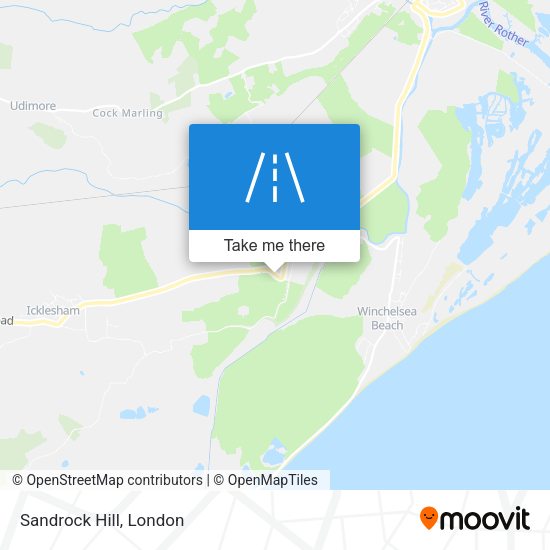 Sandrock Hill map