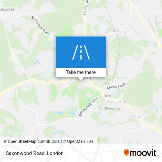 Saxonwood Road map
