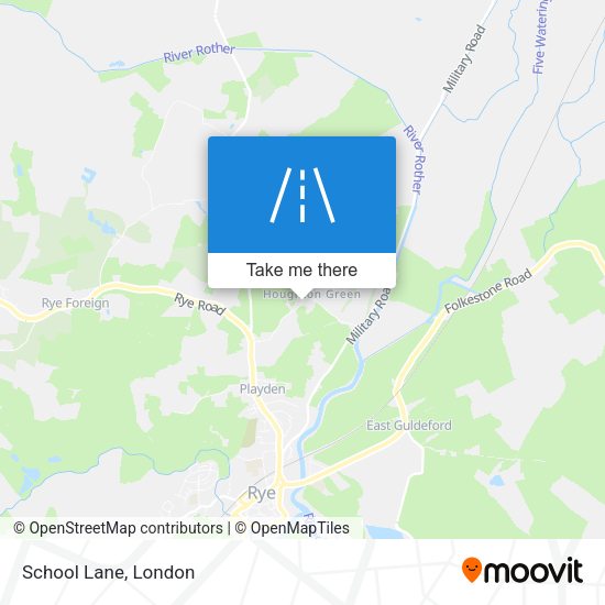School Lane map