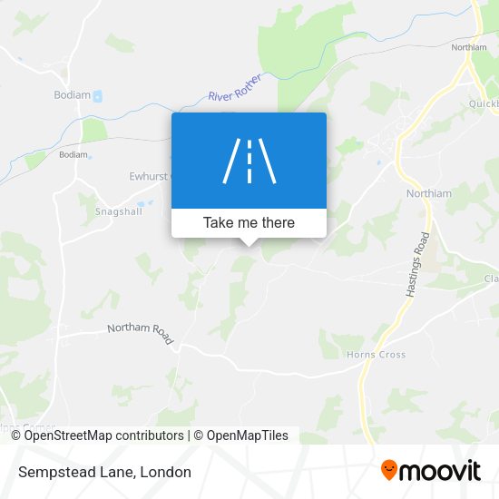 Sempstead Lane map