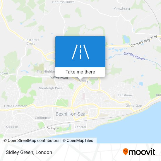 Sidley Green map