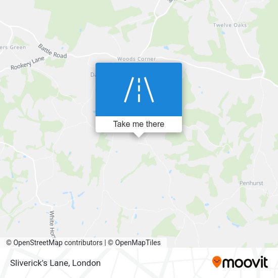 Sliverick'S Lane map