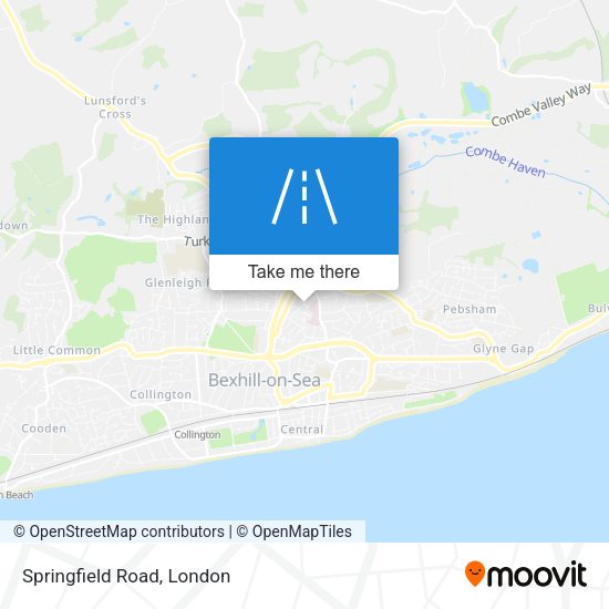 Springfield Road map