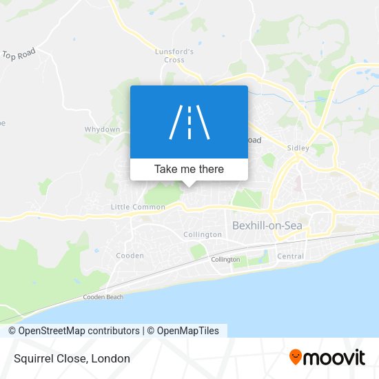 Squirrel Close map
