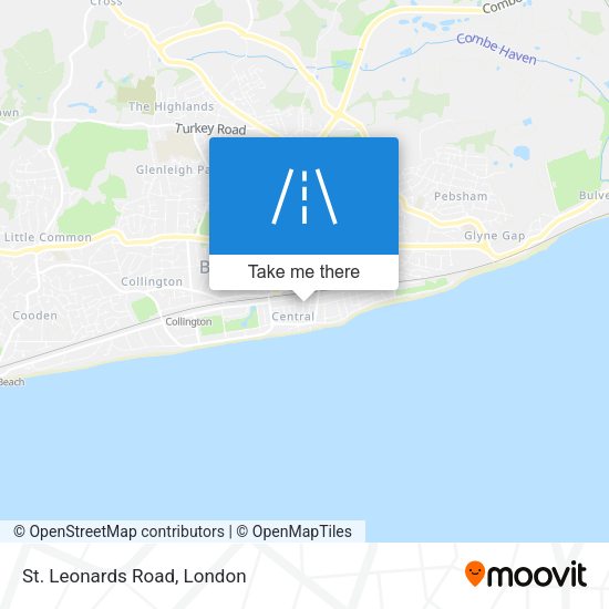 St. Leonards Road map