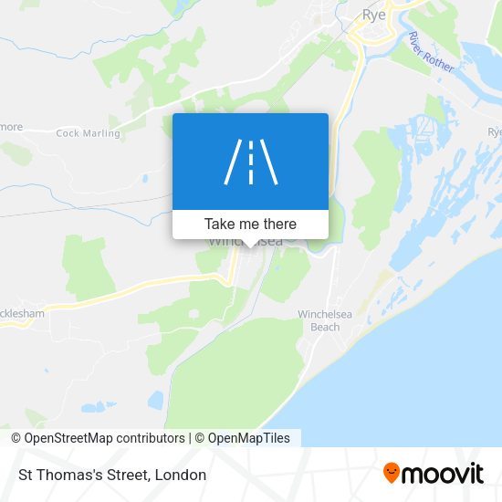 St Thomas's Street map