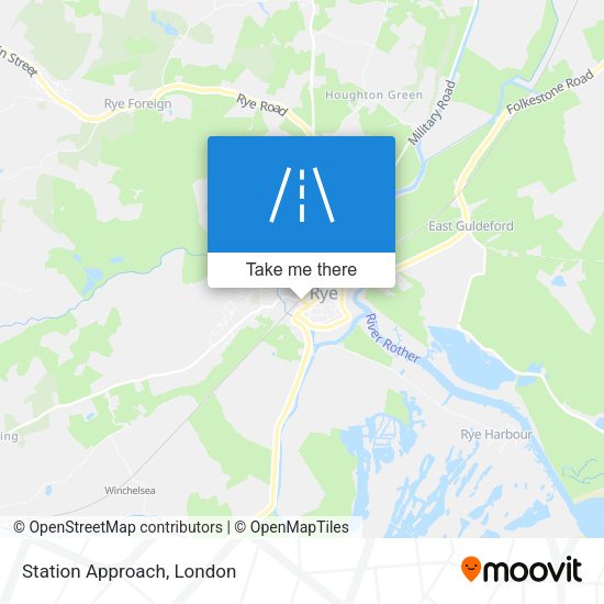 Station Approach map