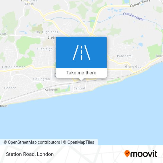 Station Road map
