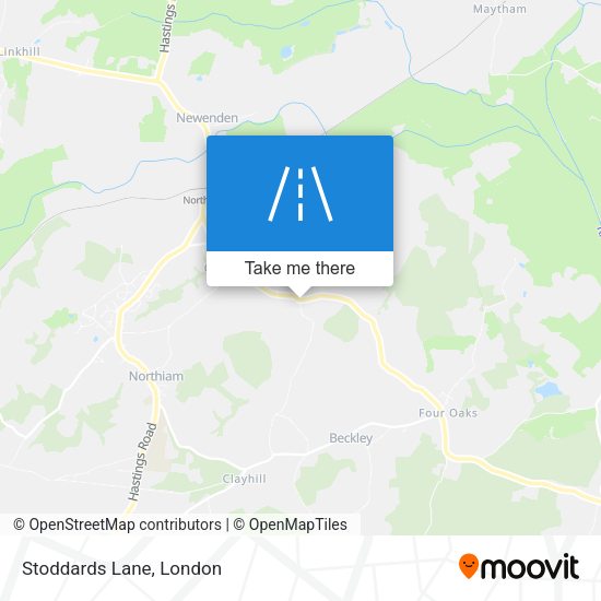Stoddards Lane map