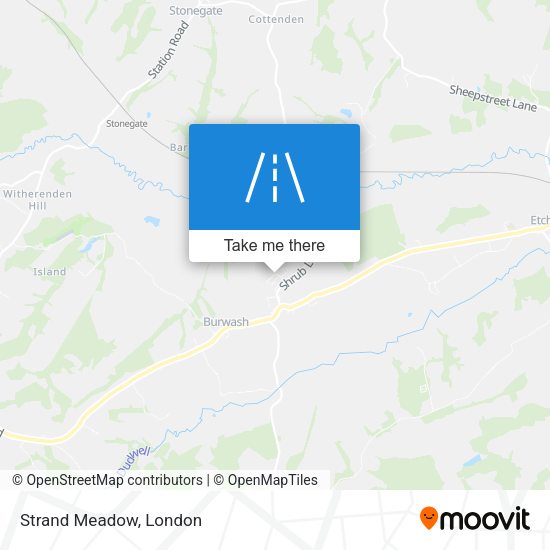 Strand Meadow map