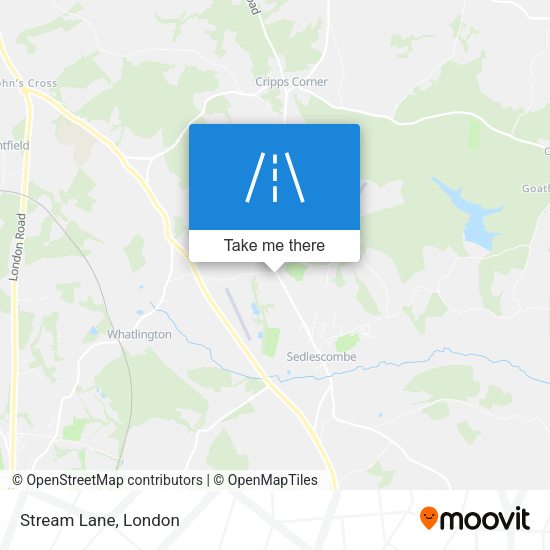 Stream Lane map