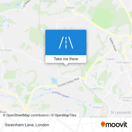 Swainham Lane map